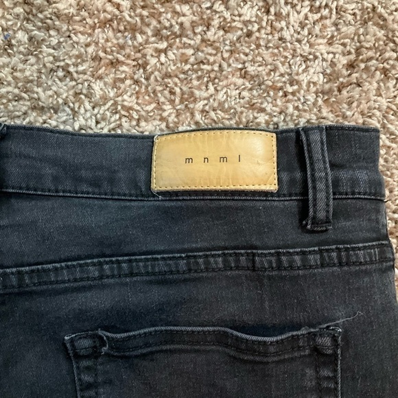 mnml Black Skinny Jeans Size W33 - Picture 6 of 8